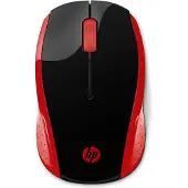 HP 200 Wireless Mouse Empress, Beidhändig, Optisch, RF Wireless, 1000 DPI, Rot