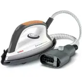 Polti Fluid Curve, Steamer, Grau, Weiß, Einfarbig, Aluminium, Kork, Universal, Aluminium-Sockelplatte