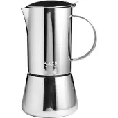 Adler AD 4419, Kaffeemaschine mit Kanne, 0,35 l, Silber, Edelstahl, 6 Tassen, Gemahlener Kaffee