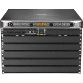 HP Aruba Networking CX 6405 v2 Switch, Managed, Power over Ethernet (PoE), Rack-Einbau, 7U