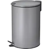 kela Mülleimer Mats mit Pedal Grau 12 Liter