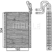 MAHLE ORIGINAL Verdampfer, Klimaanlage BEHR AE 116 000S