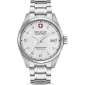 Swiss Military Hanowa Herrenuhr Quarzuhr silber onesize Herren 41 SMWGH0004601