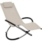 Syfax Kinder-Sonnenliege Stahl Creme