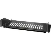Logilink Rack - Regal - Schwarz, RAL 9005 - 2U - 48.3 cm (19")