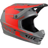 IXS XACT Evo Downhill Helm Farbe: Grau/Rot, Grösse: XS (49-52)