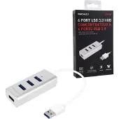 Macally U3HUBA, USB 3.2 Gen 1 (3.1 Gen 1) Type-A, Grau