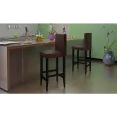 vidaXL Barshocker 6 Stk. Braun Kunstleder , Barhocker Design 2024