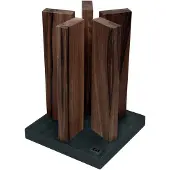 Kai Stonehenge magnetischer Messerblock, Granit/Walnussholz, STH-4