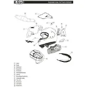 Arai Renegade-v Helm-front Belüftung