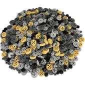 LEGO Technic Zahnräder Bunt Gemischt NEU! Menge 250x – Jede Mischung individuell zusammengestellt