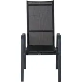 Venture Home Stuhl Copacabana Schwarz 2er-Pack