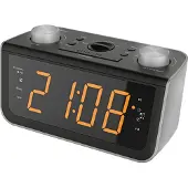 Soundmaster FUR5005, Uhr, Digital, FM, PLL, LED, 4,57 cm (1.8"), Schwarz