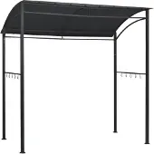 Syfax BBQ-Pavillon 215x150x220 cm Anthrazit Stahl