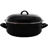 CasaLupo Emaille Bräter ø 28 cm / 4,5 Liter