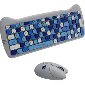 Canyon Tastatur- und Maus-Set HSET-W6 mit Mauspad blau