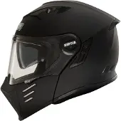 Simpson Darksome Solid 06 Klapphelm, schwarz matt, S (56)