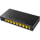 Logilink Switch 8 Port GB Ethernet 8x10/100/1000 RJ45 Desktop schwarz - Switch - 8-Port