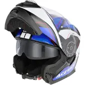 Acerbis Serel Graphic Blau Weiß Klapphelm Größe XS