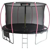 Lean Sport Max Trampolin 366 cm, Schwarz-Rosa
