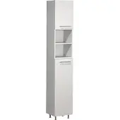 VCM Holz Badezimmerschrank | Badmöbel | Badschrank | Hochschrank | Maße ca. H. 170 x B. 30 x T. 25 cm - Lisalo