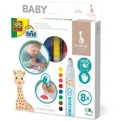 SES Creative My First 14491 Sophie la girafe Babymarker - Sichere Malstifte für Kleinkinder, 8 Stück(e), Mehrfarbig, 1 Jahr(e), Mehrfarbig, Kind, 12 Jahr(e)