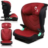 Lionelo Neal Kindersitz 15-36kg Kindersitz Isofix Seitenprotektoren Kennzeichnung i-Size 3-fach verstellbare Rückenlehne Zusätzlicher Kopfschutz Rot