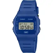 Casio F-91WB-2A1EF Timeless Collection Damen- und Jugenduhr Blau