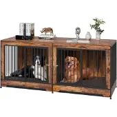 Vevor Hundekäfig Möbel für 2 Hunde
