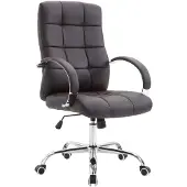 Mendler Bürostuhl HLO-CP63 braun