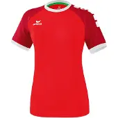 Erima Zenari 3.0 Trikot Kurzarm 42 rot/rubinrot/weiß