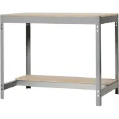 Proregal Werkbank BUFFALO | HxBxT 84x120x76cm | Traglast 600kg | Grau