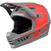 IXS XACT Evo Downhill Helm Farbe: Grau/Rot, Grösse: M/L (57-59)