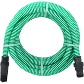 Syfax Saugschlauch mit PVC-Anschlüssen Grün 1" 10 m PVC