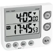 TFA-Dostmann 38.2025 Doppel-elektronik-timer-wecker