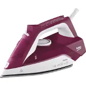 Beko SIM3126R, Dampfbügeleisen, Keramik-Bügelsohle, 120 g/min, Rot, 35 g/min, 0,24 l