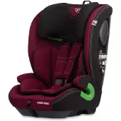 Caretero , i-Size Autositz Kinder, Vorne Babyautositz 76-150cm, Vivo Burgunderrot