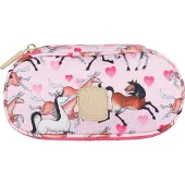 Pick & Pack Schlampermäppchen Beautiful Butterfly Pencil Case Magic Horses rosa