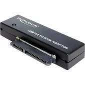 DeLOCK 62486, USB3.0, SATA III, Schwarz