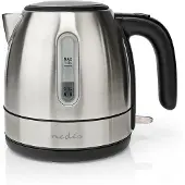 Nedis KAWK300EAL, 1 l, 2150 W, Aluminium, Edelstahl, Wasserstandsanzeige, Drahtlos