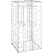 Syfax Gabionensäule 50x50x100 cm Eisen