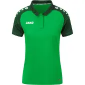 Jako Damen Polo Performance 6322-221 34 - Soft Green/Schwarz - 34