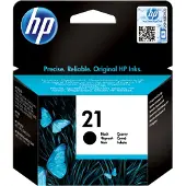 HP 21 Schwarz Original Druckerpatrone, Standard, Schwarz, Tinte auf Pigmentbasis, 5 ml, 1 Stück(e), 190 Seiten