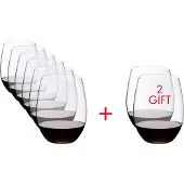 Riedel - The O Wine Tumbler Carbernet/ Merlot Glas 63 cl, Vorteilsset - Kauf 8 Zahl 6