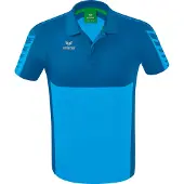 Erima Six Wings Poloshirt L curacao/mykonos