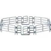 Schleich 42487, Spielzeugfigurenzaun, 3 Jahr(e), Silber