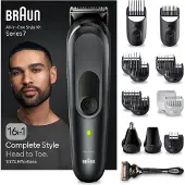 Braun MGK7470, Schwarz, 1 mm, 2,1 cm, Universal, 5 Jahr(e), LED