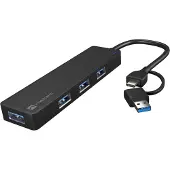 Natec Hub Usb-C 3.0 Mayfly 4-Port + Usb-A Adapter