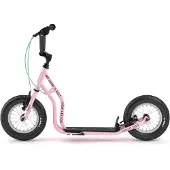 Yedoo Tidit Kinder Roller Scooter Tretroller - für Kinder ab 5 Jahre, mit Luftreifen 12/12, Reflexelementen und verstellbarem Lenker Rosa