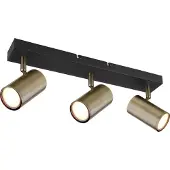 Globo Lighting Strahler Metall schwarz matt, 3x GU10